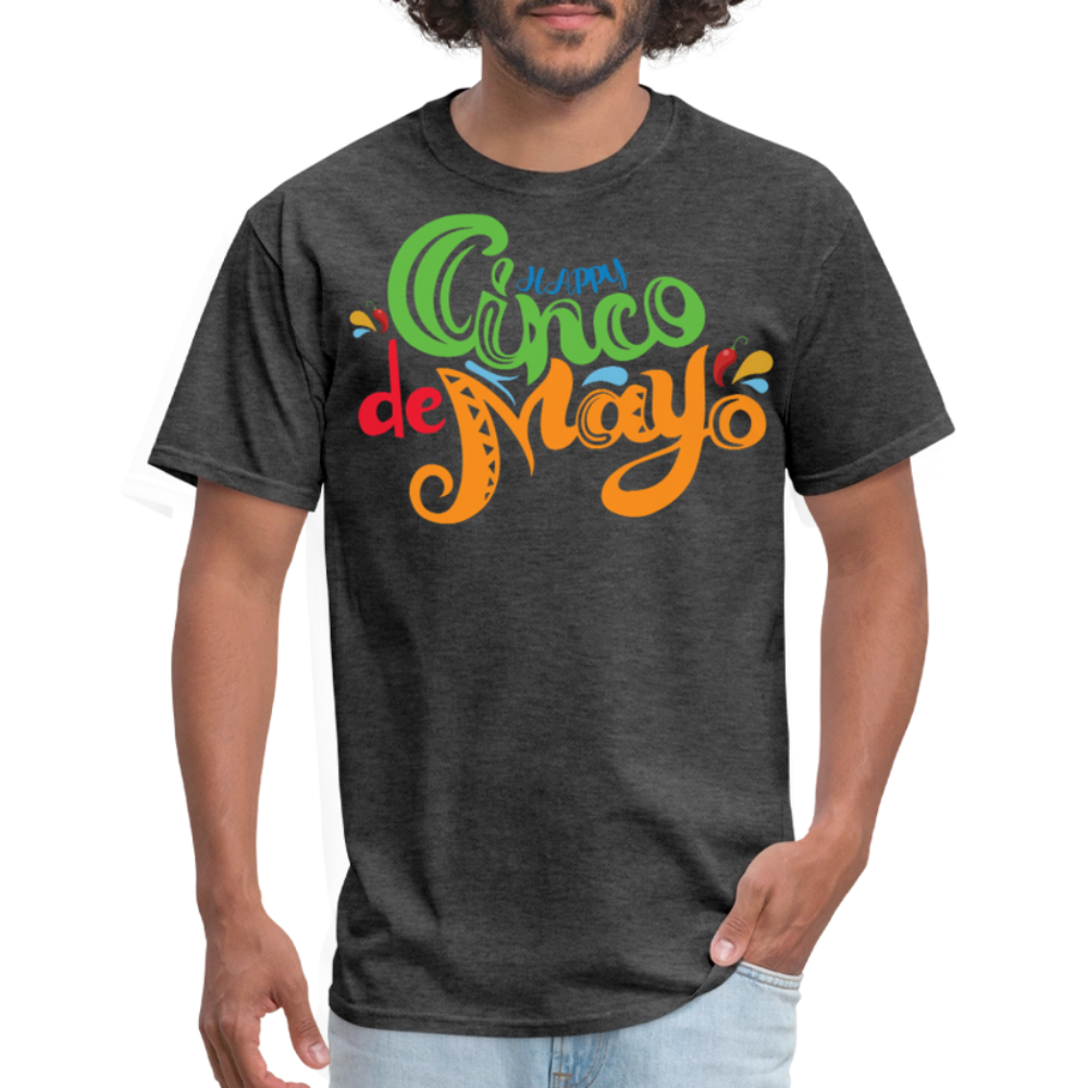 Best Mexican-themed Party Apparel For Cinco de Mayo T-shirt - heather black