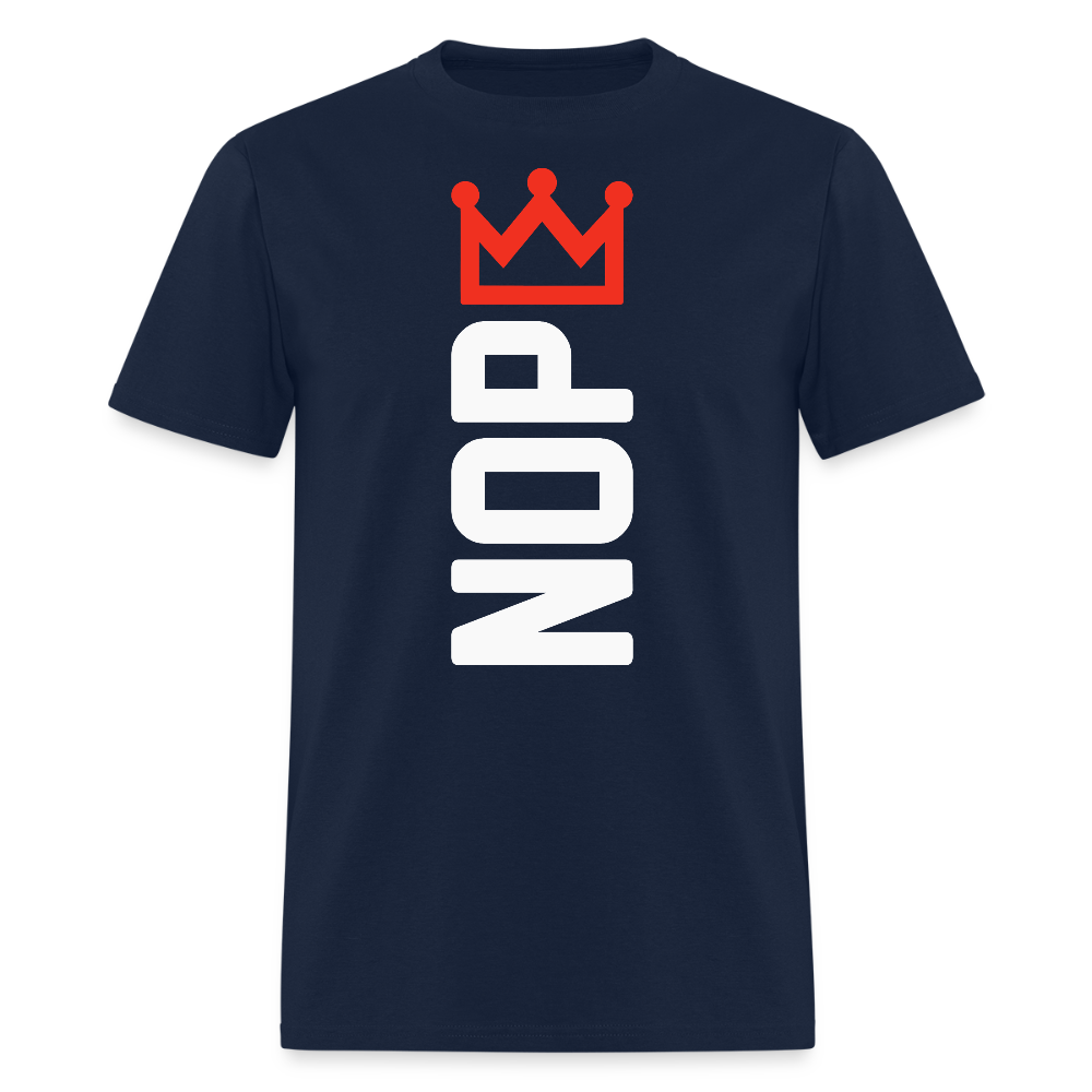 No Kings Anti Monarchy Protest T-Shirt - navy