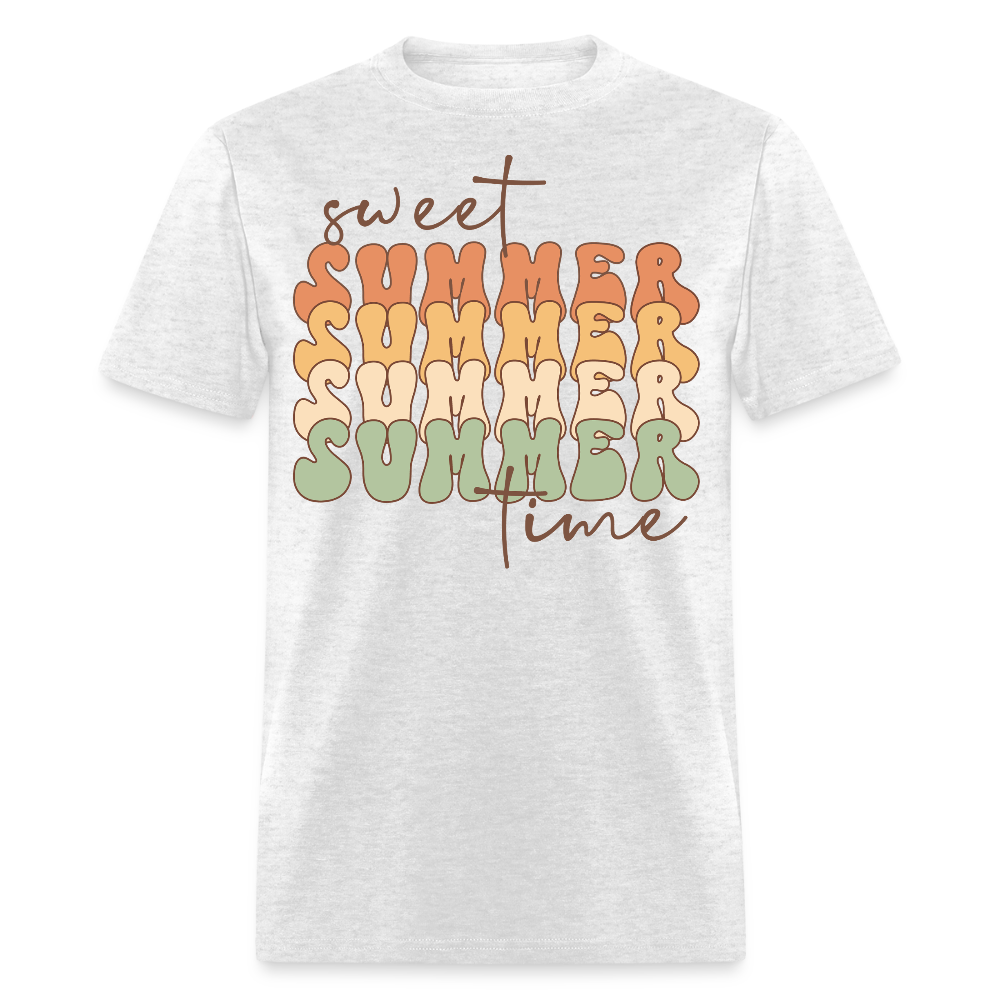 Vintage Sweet Summertime T-shirt - light heather gray