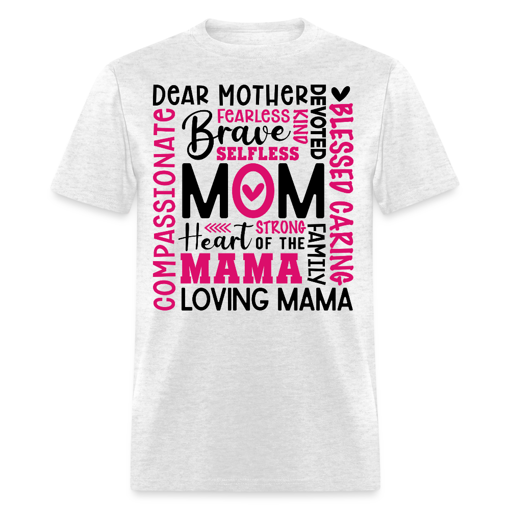 Heart Of A Mama Mother’s Day T-Shirt - light heather gray