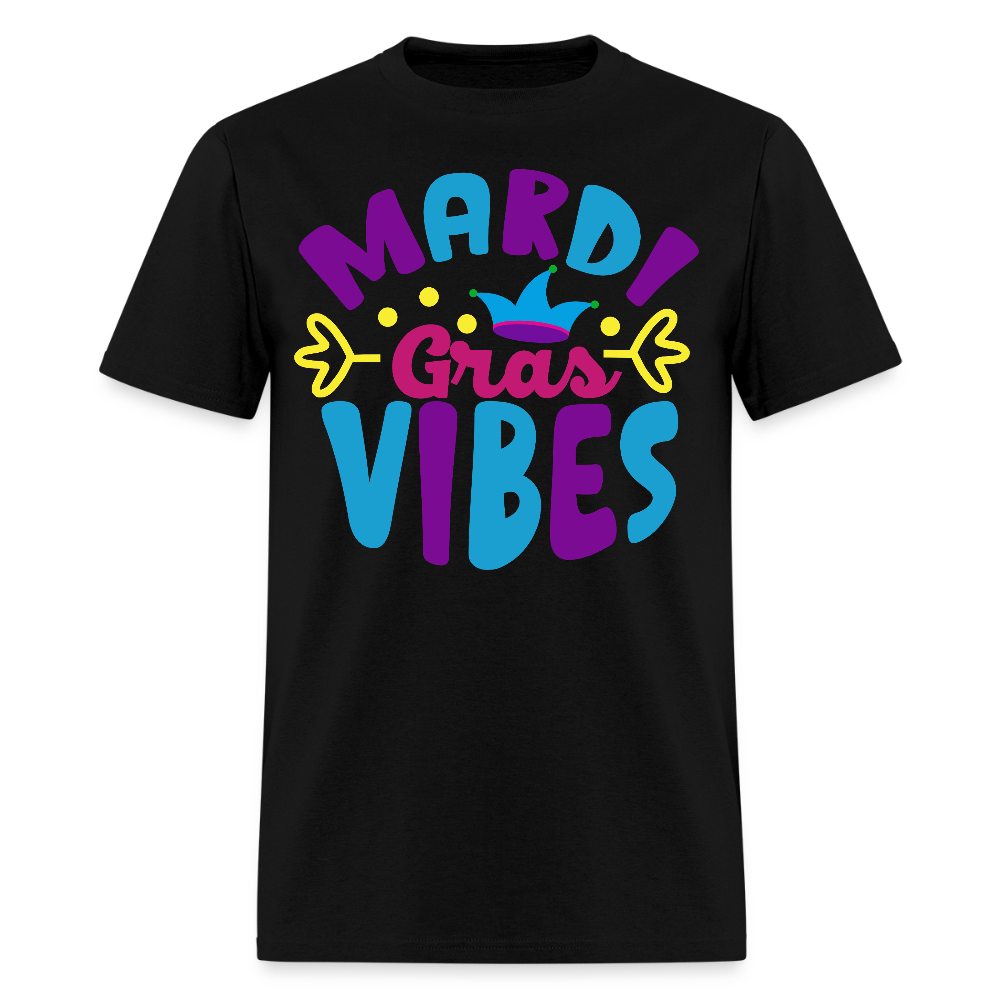 Mardi Gras Shirts For Couples New Orleans Carnival Graphic T-shirt - black