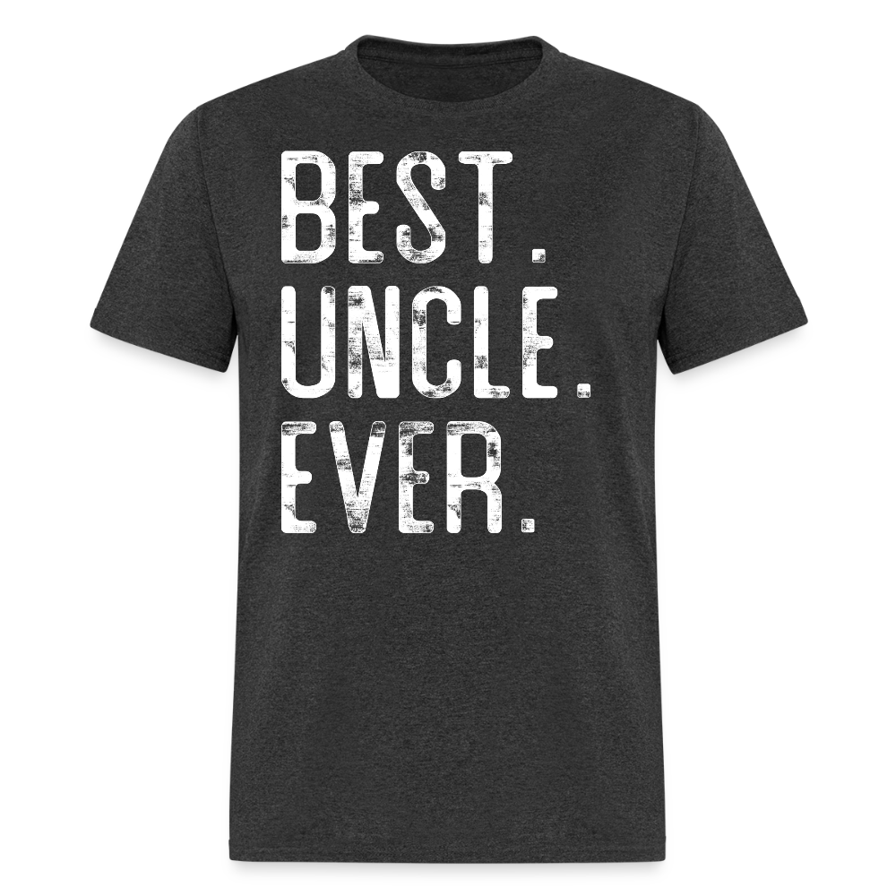 Funny Gift Idea For Uncle Birthday T-shirt - heather black