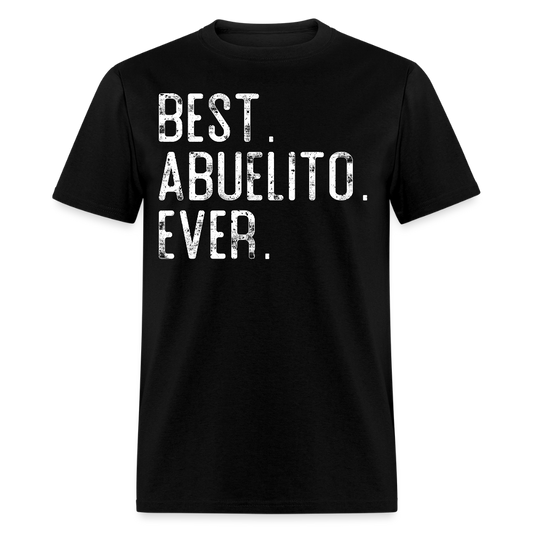 Best Abuelito Ever Spanish Grandfather Gift T-shirt - black