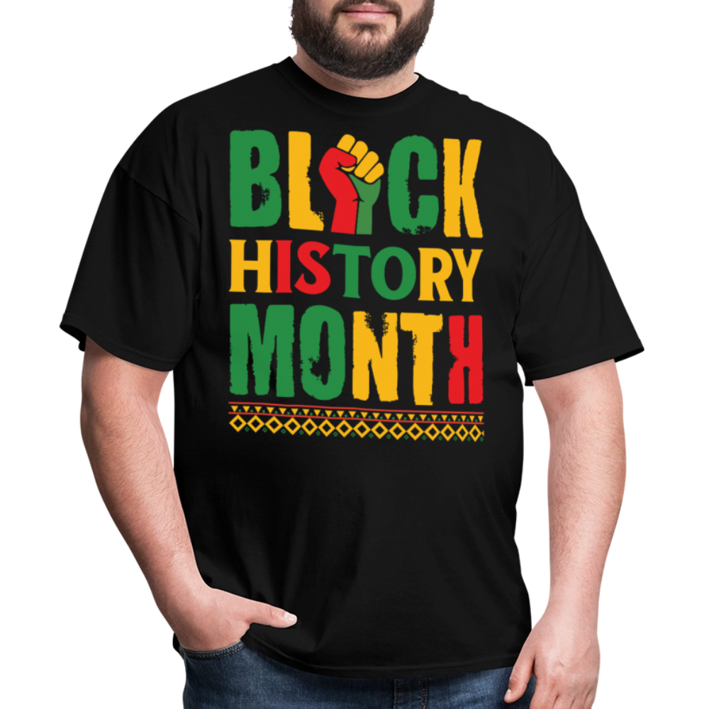 African American Pride Clothing Best Gifts for Black History Month T-shirt - black