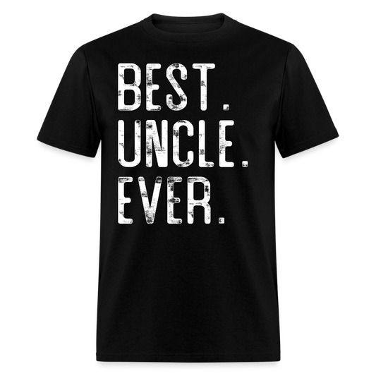 Funny Gift Idea For Uncle Birthday T-shirt - black