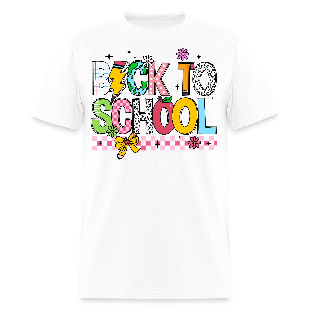 Cute Back To School Teacher T-Shirt - white