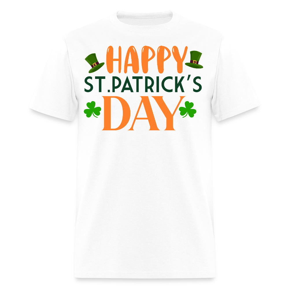 Cute Leprechaun-themed St Paddy’s Tee St Patrick’s Day T-shirt - white