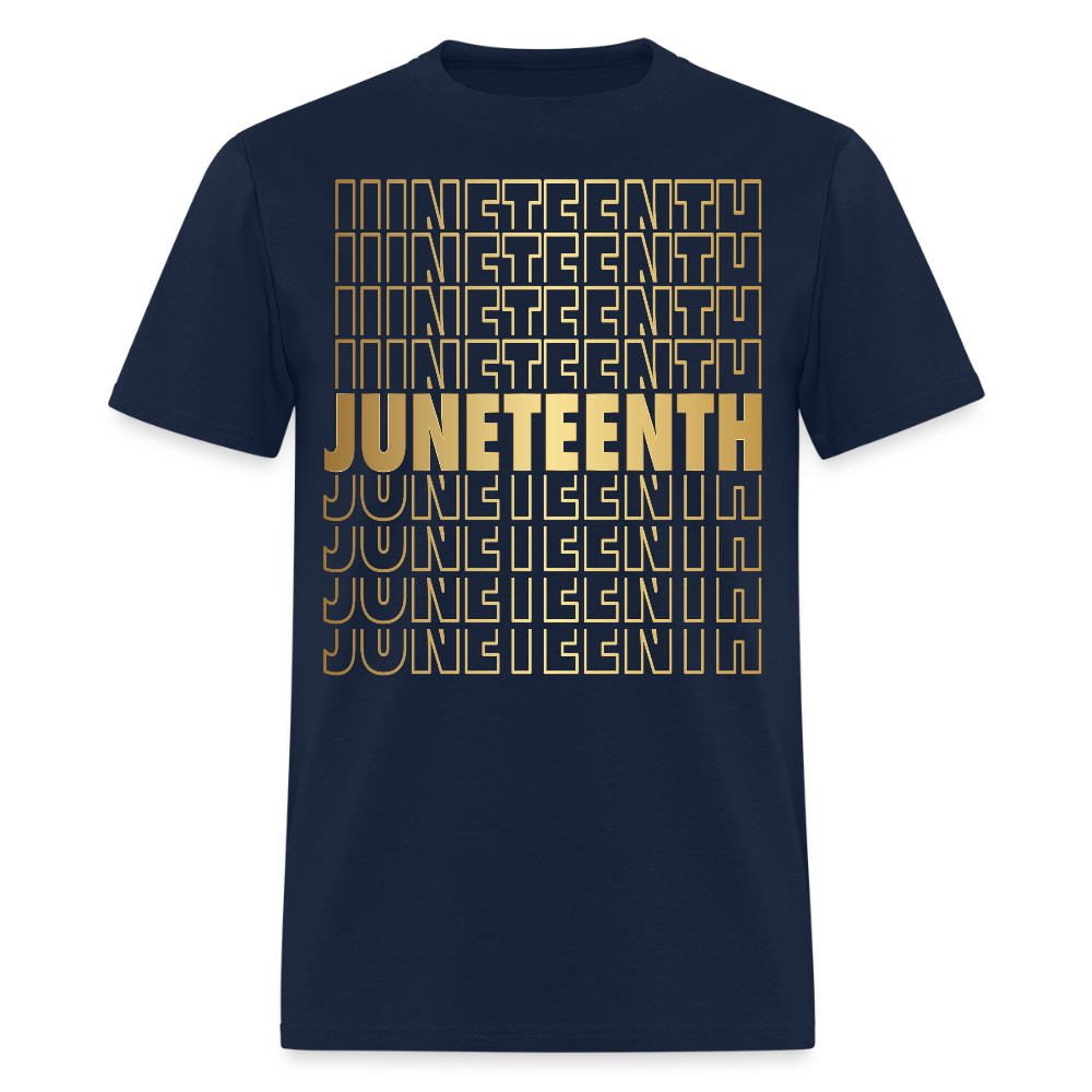 Black History Juneteenth T-Shirt - navy