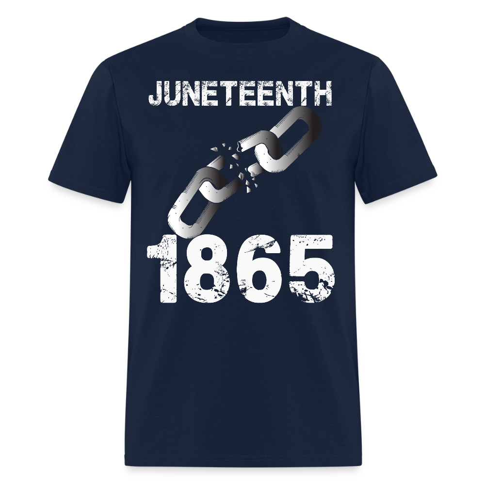 Juneteenth 1865 Emancipation Day T-Shirt - navy
