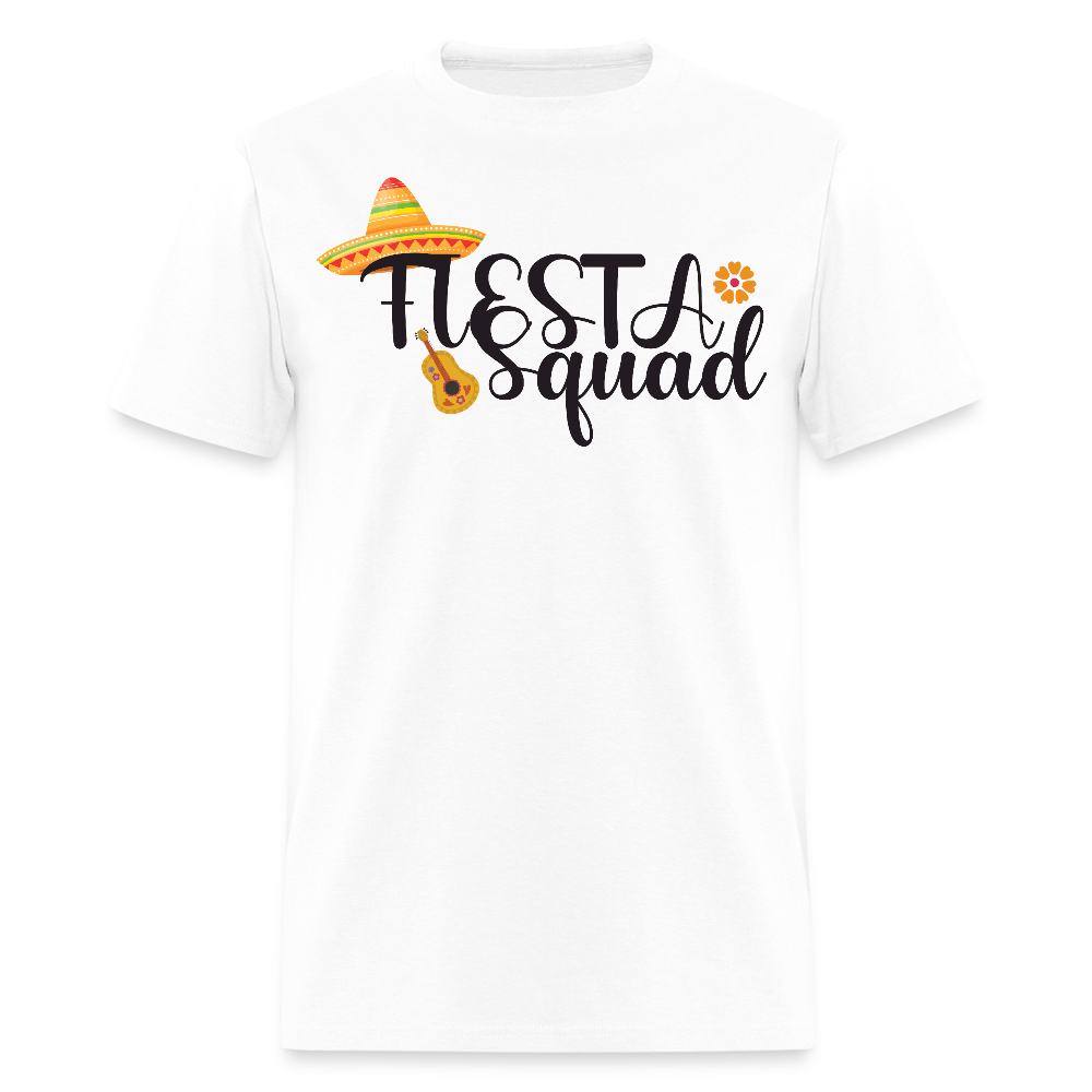 Fiesta Squad Matching Shirts For Cinco De Mayo Mexican Party T-shirt - white