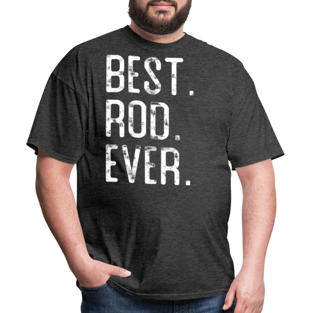 Funny Rod Name Gift T-shirt - heather black