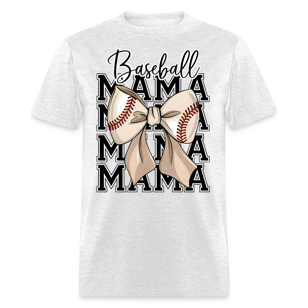 Stylish Game Day Tee For Baseball Moms T-shirt - light heather gray