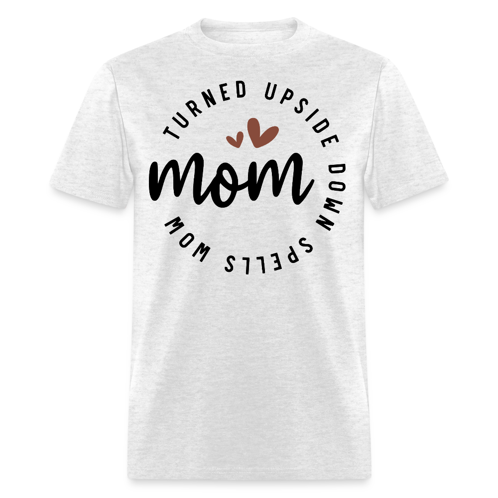 Mom Appreciation Gift With Heart Design T-shirt - light heather gray