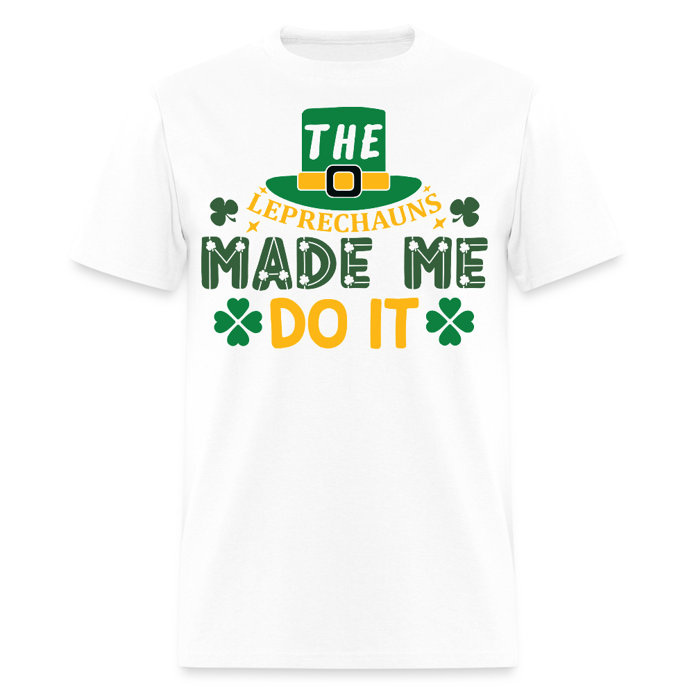 St Patrick's Day Drinking Tee Irish Leprechaun Party T-shirt - white
