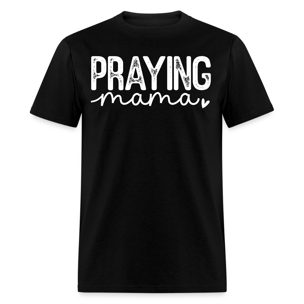 Christian Praying Mama Religious T-shirt - black
