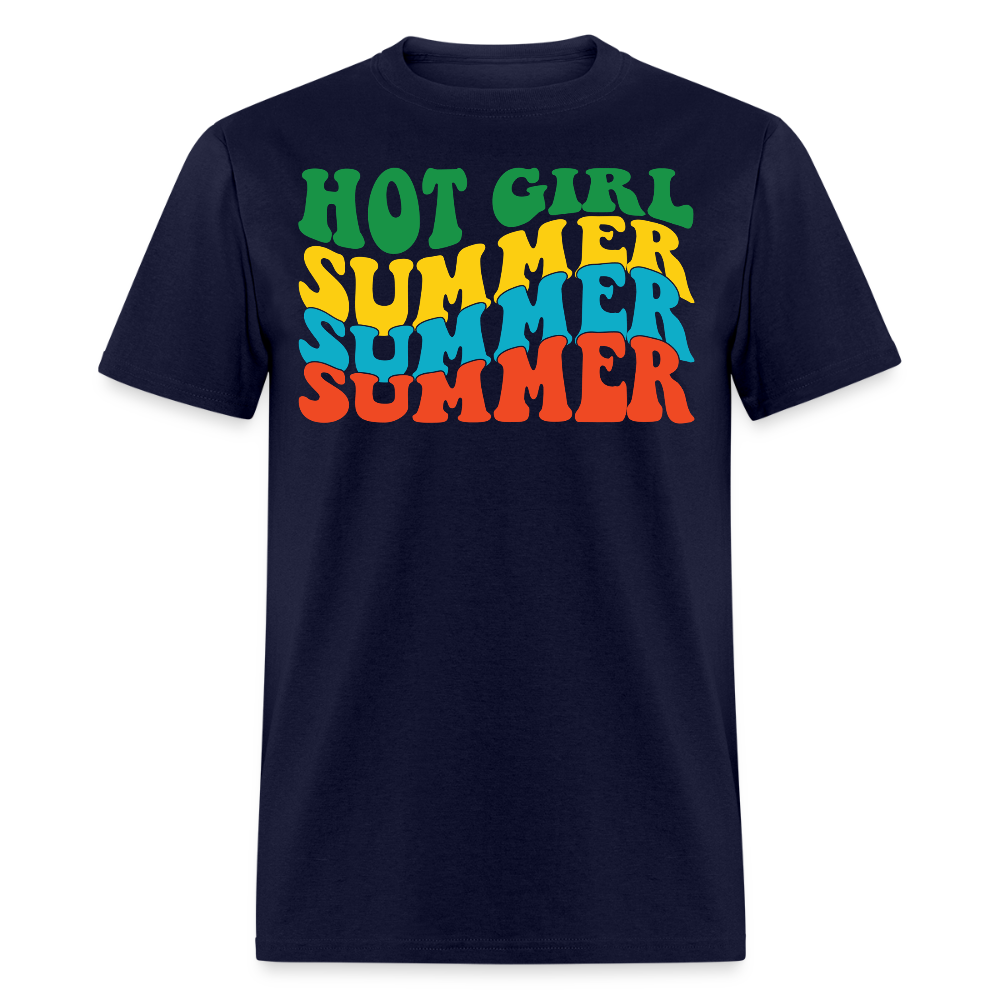 Retro Hot Girl Summer Women's T-shirt - navy