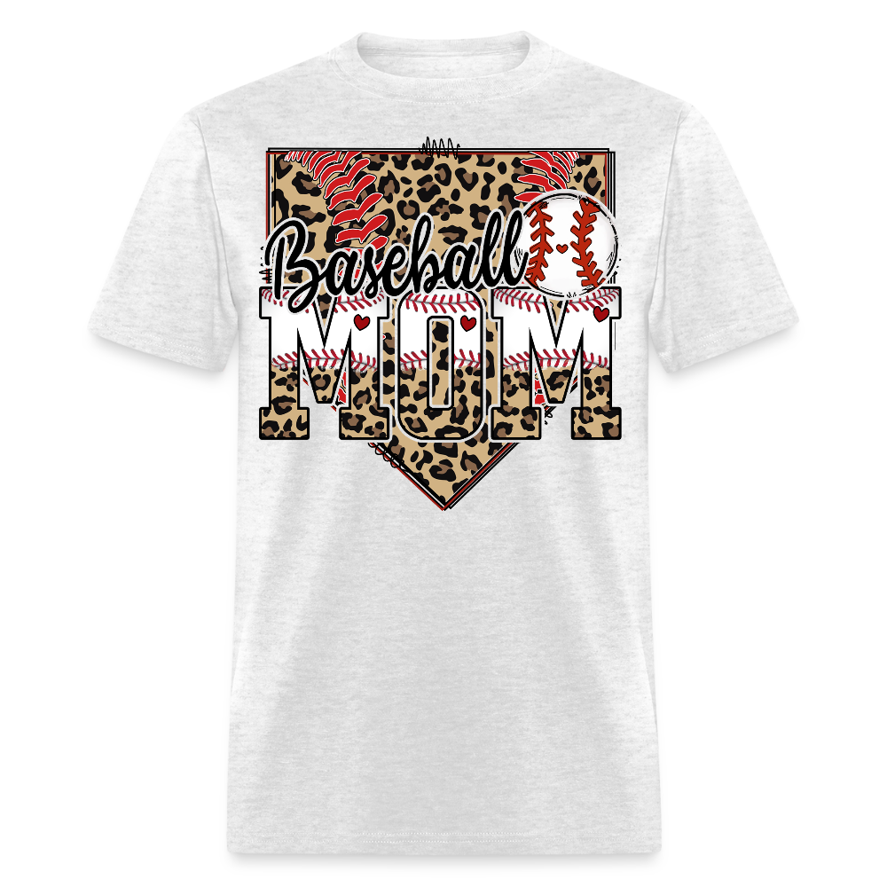 Stylish Baseball Mom Apparel For Game Day T-shirt - light heather gray