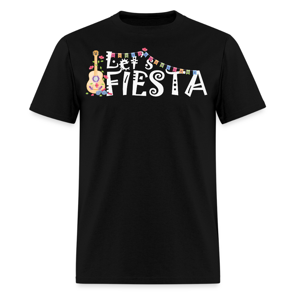 Let’s Fiesta Graphic Tee for Cinco de Mayo T-shirt - black