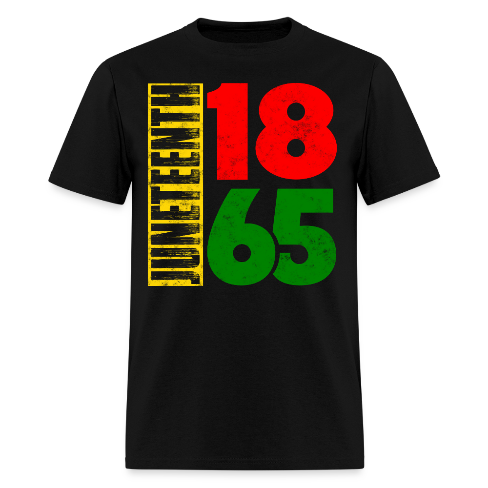 Juneteenth 1865 Black Heritage T-Shirt - black