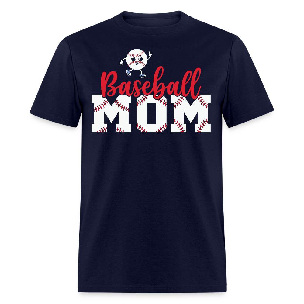 Sports Mom Gifts For Baseball Lovers T-shirt - navy
