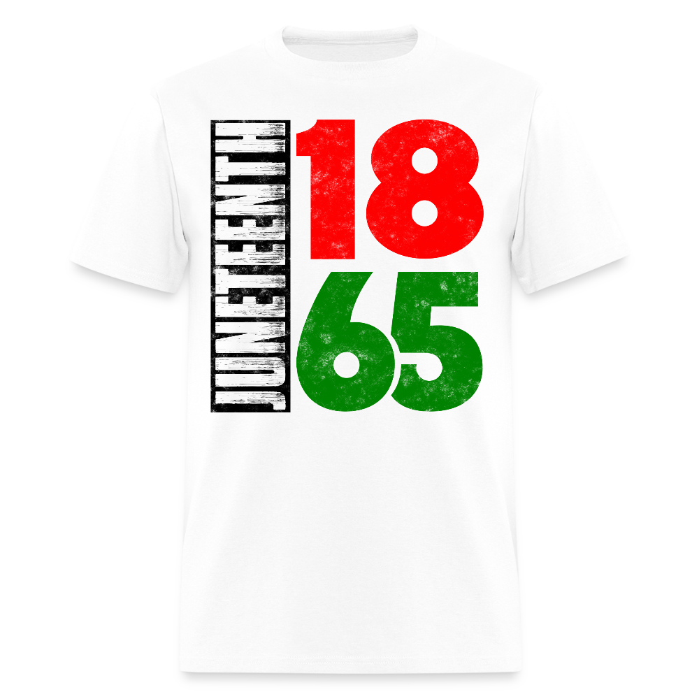 1865 Juneteenth Celebration T-Shirt - white