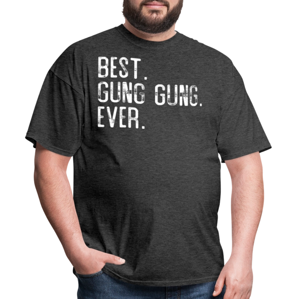 Father's Day Tee For Gung Gung T-shirt - heather black