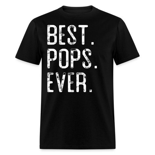 Best Pops Ever Father’s Day Gift T-shirt - black