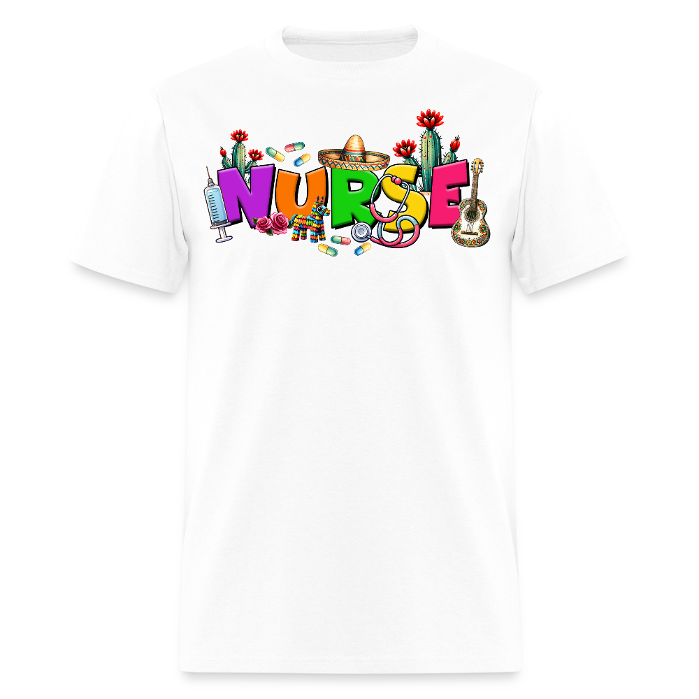 Cute Nurse Gift For Mexican Nurses T-shirt - white