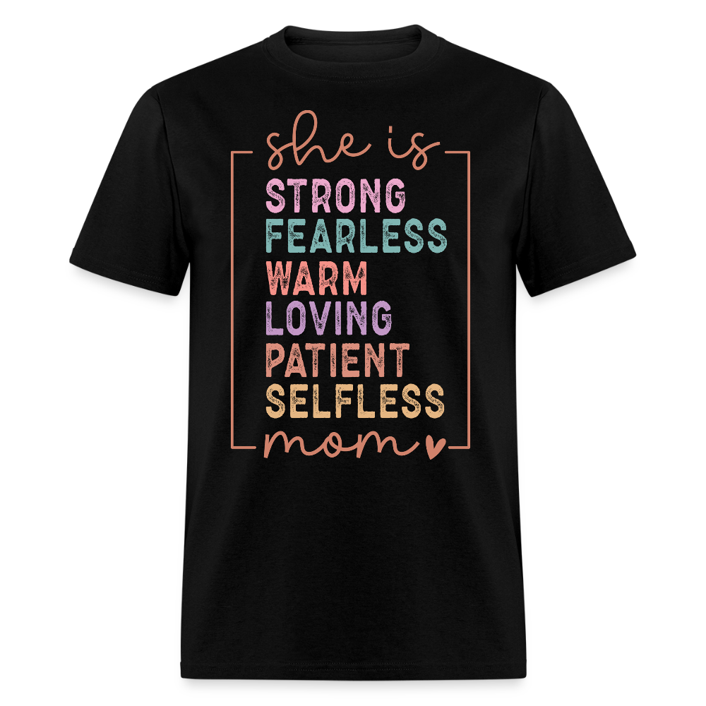 Mother’s Day Tee For Strong Moms T-shirt - black