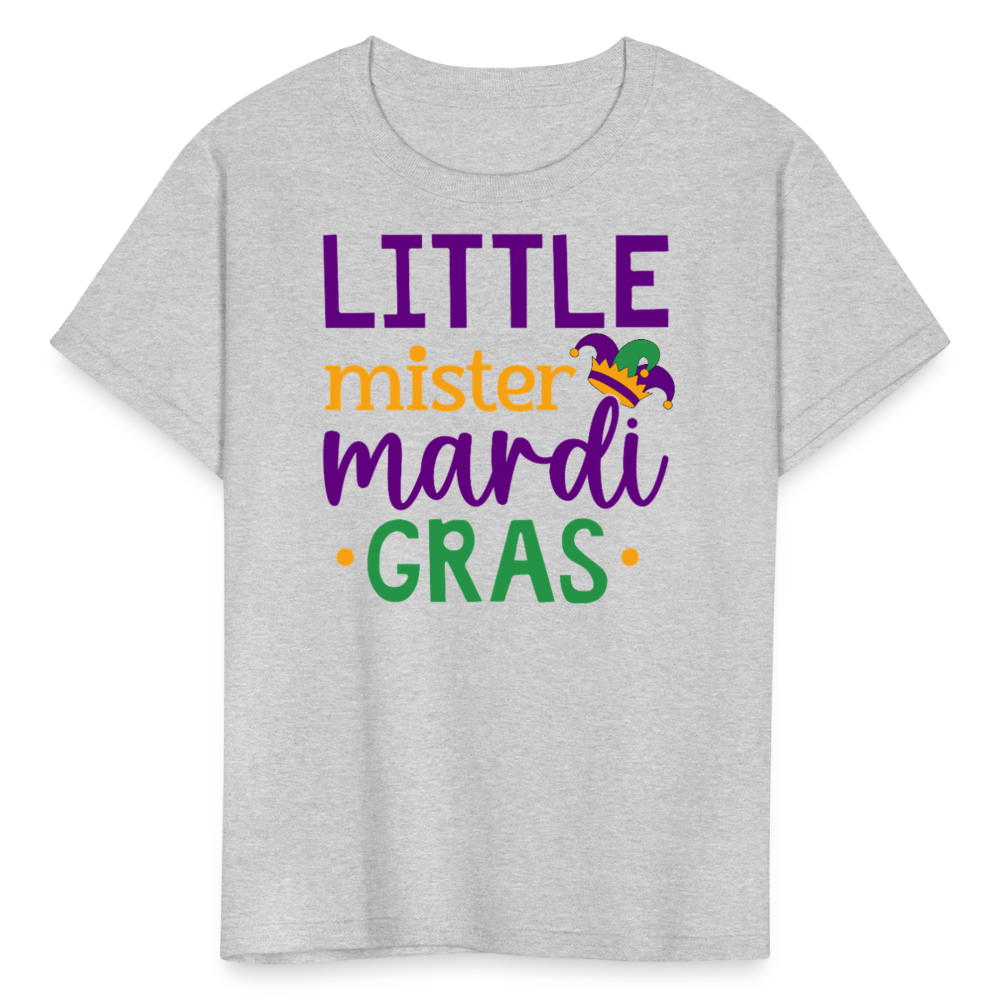 Little Mister Mardi Gras Outfit Carnival festival Kids’ T-shirt - heather gray