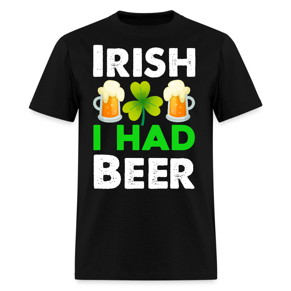 Irish Pub Party Outfit Funny Beer T-shirt - black