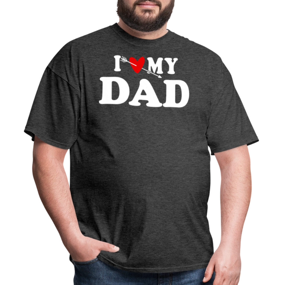 Father’s Day Tee Gift For Dad T-shirt - heather black