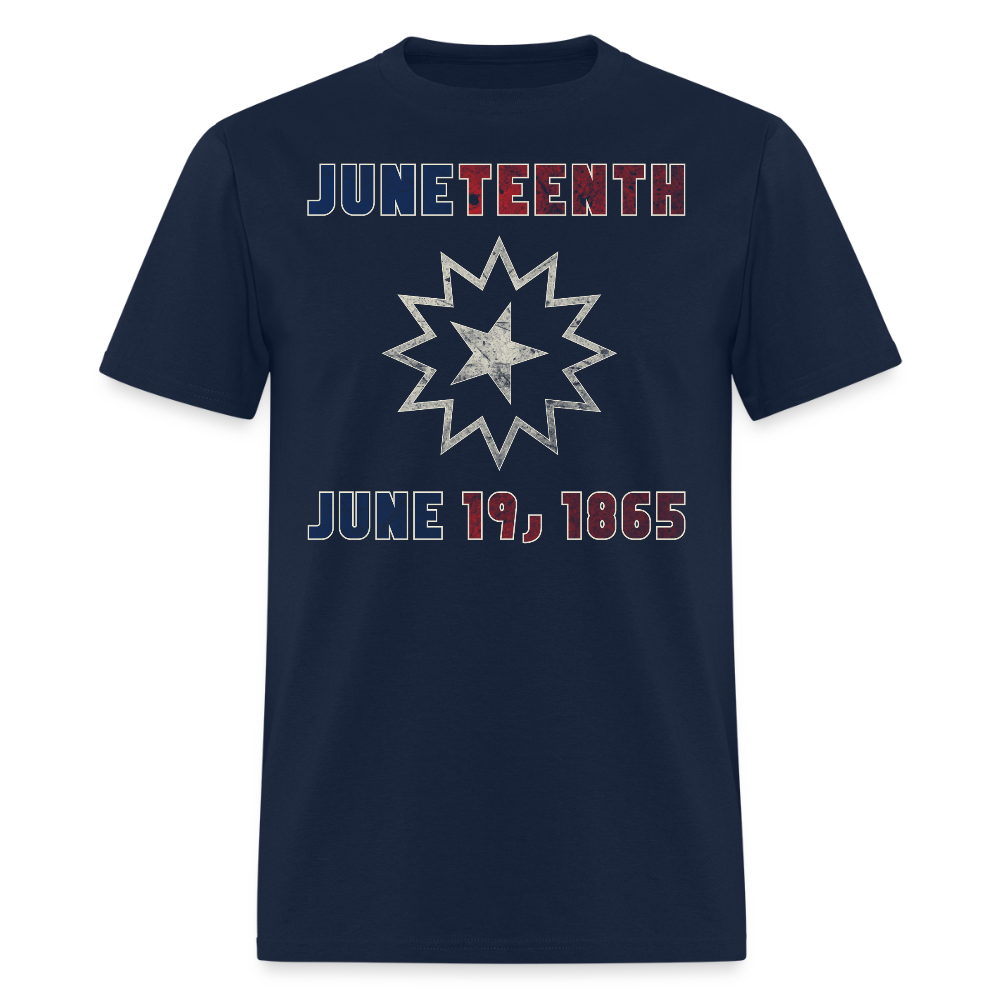 Juneteenth Freedom Day June 19 1865 T-Shirt - navy