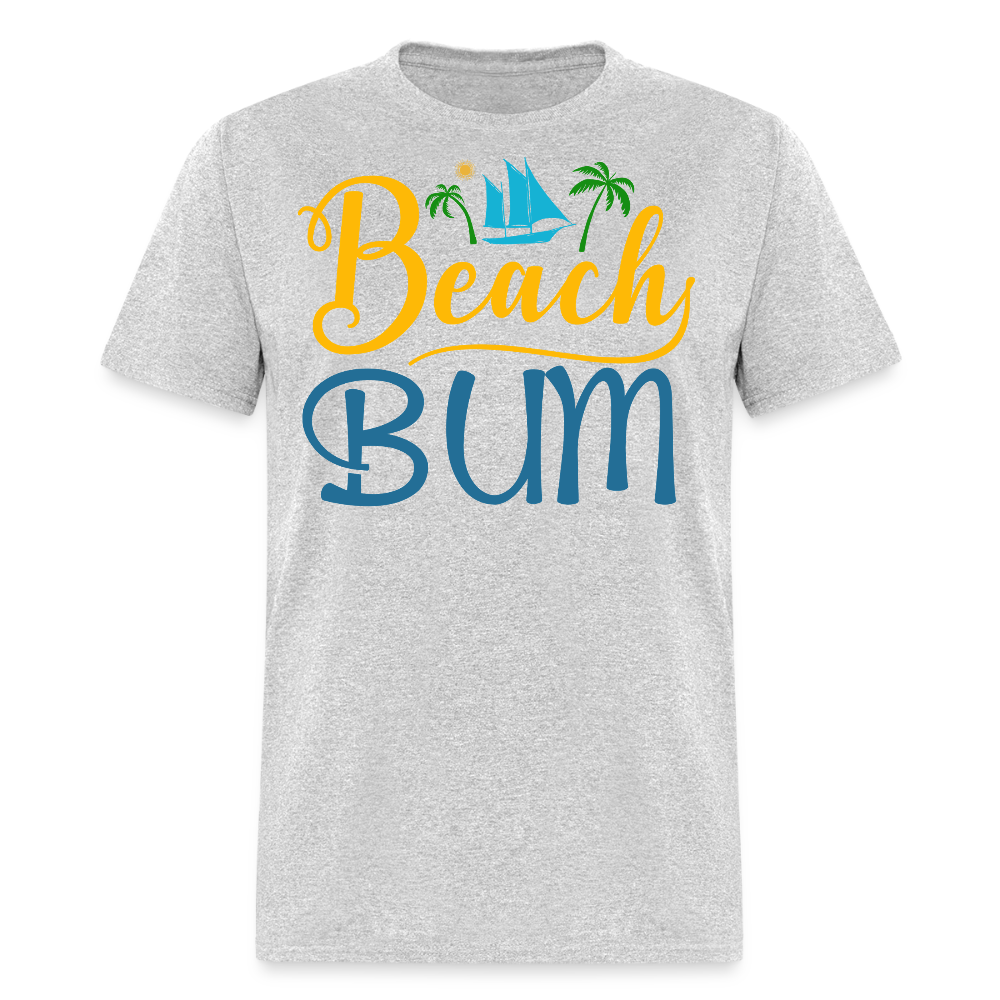 Funny Beach Bum Casual Tropical Vacation T-shirt - heather gray