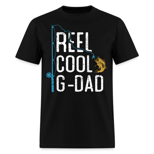 Reel Cool G-Dad Fishing Father's Day Gift T-shirt - black
