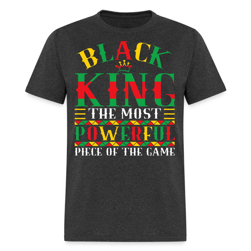 Black King Tee Black Empowerment T-shirt - heather black