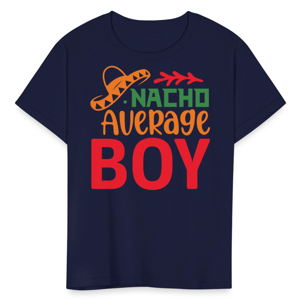 Nacho Average Boy T-shirt For Kids - navy