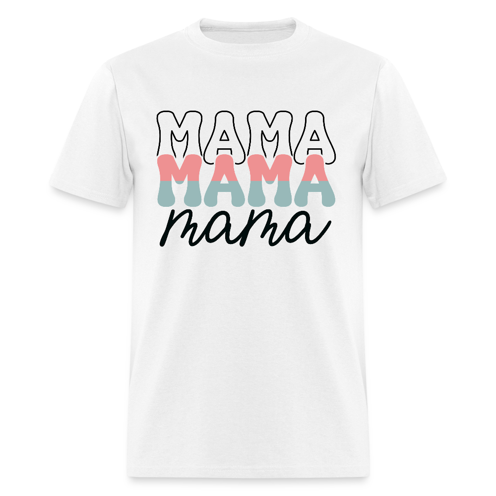 Aesthetic Mama Graphic Tee For Moms T-shirt - white