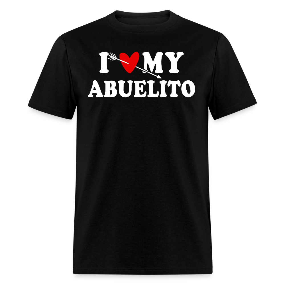 I Love My Abuelito Spanish Grandpa Appreciation T-shirt - black