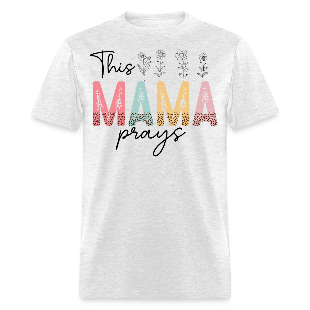 Spiritual Mama Floral Graphic T-shirt - light heather gray