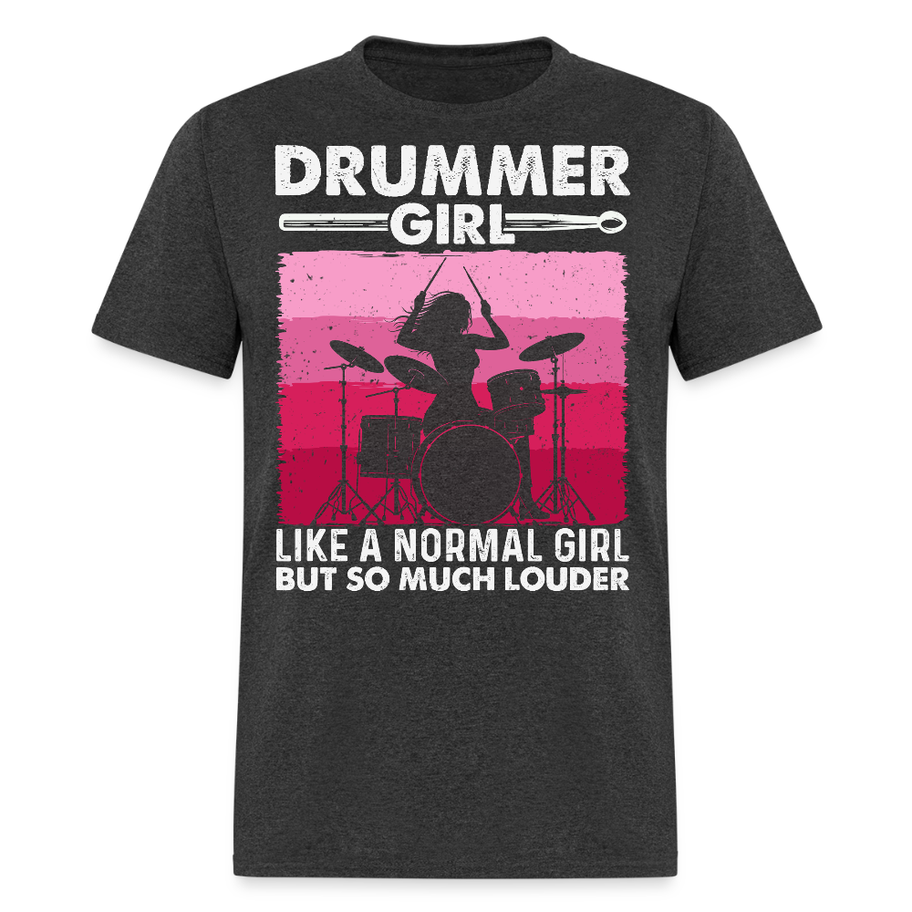 Gifts For Female Drummers Women T-shirt - heather black