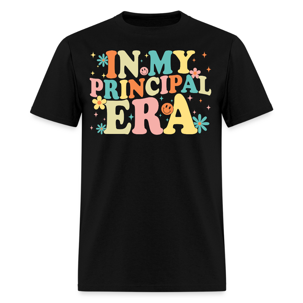 Colorful In My Principal Era T-Shirt - black
