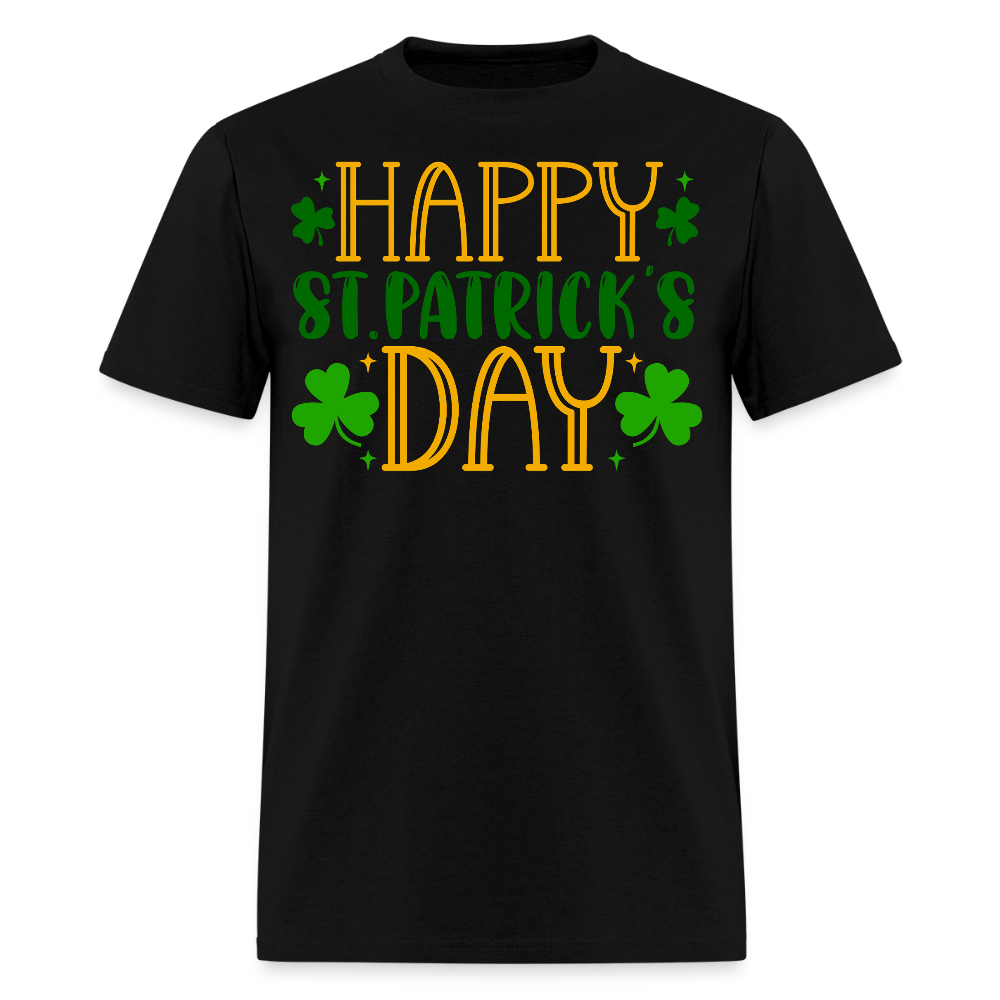 Lucky Shamrock Funny St Patrick’s Day T-shirt - black