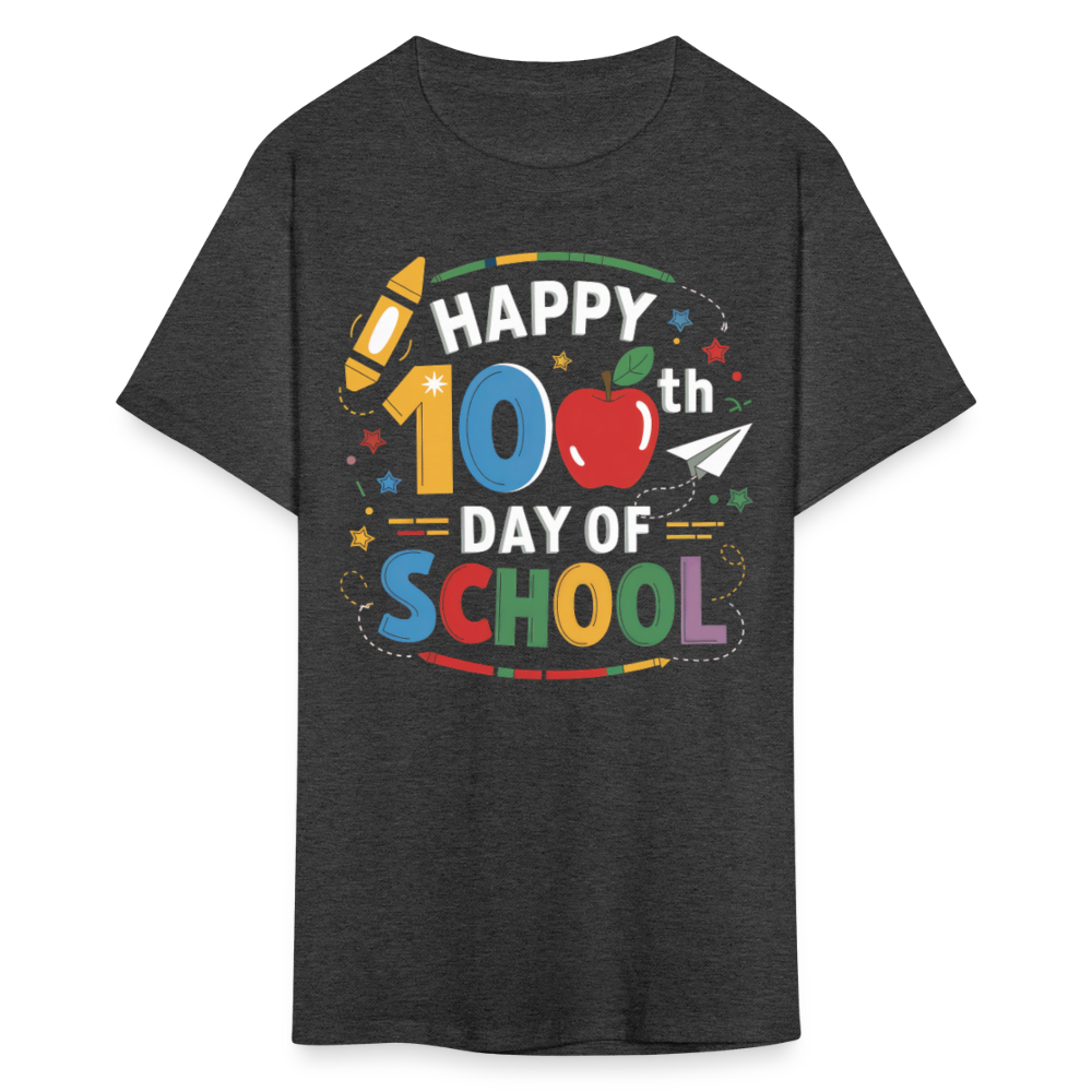 100th Day of School Tee Teacher Gifts School Celebration Unisex Classic T-Shirt - heather black