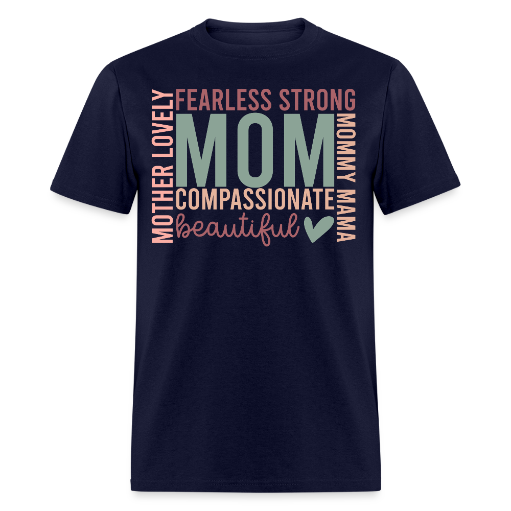 Mom Appreciation Tee Thoughtful Gifts For Mother T-shirt - navy