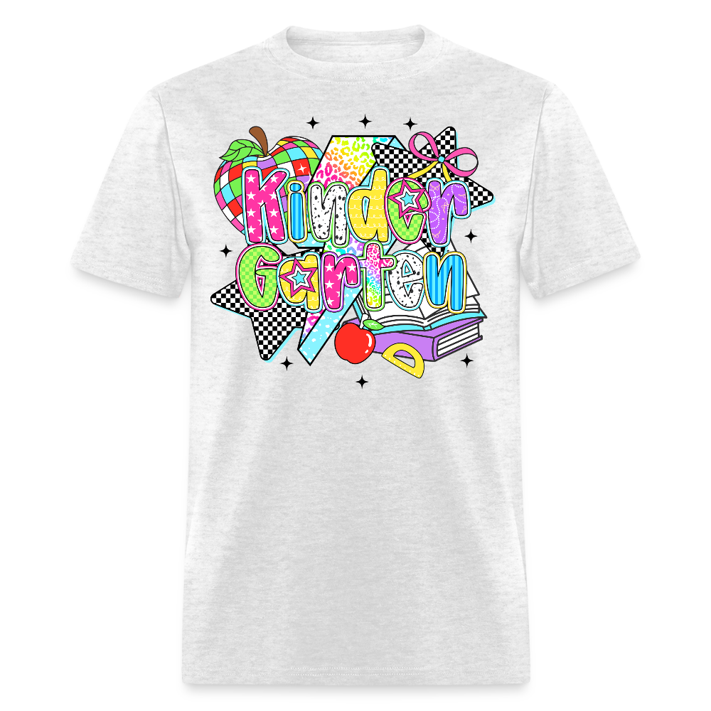 Kindergarten Teacher Back To School T-Shirt - light heather gray