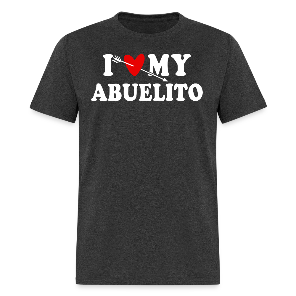 I Love My Abuelito Spanish Grandpa Appreciation T-shirt - heather black