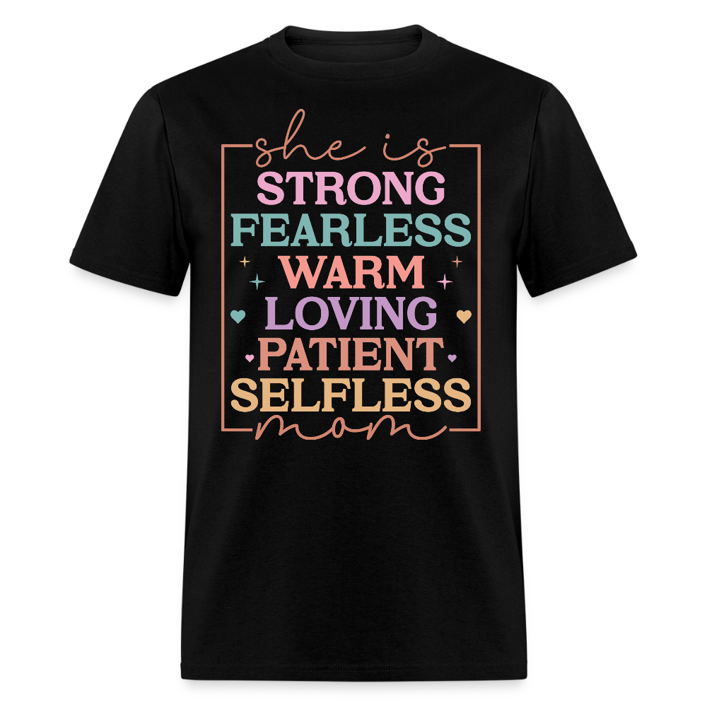 Gifts For Strong And Fearless Moms T-shirt - black