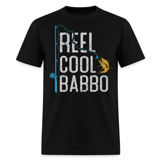 Reel Cool Babbo Italian Dad Fishing T-shirt - black