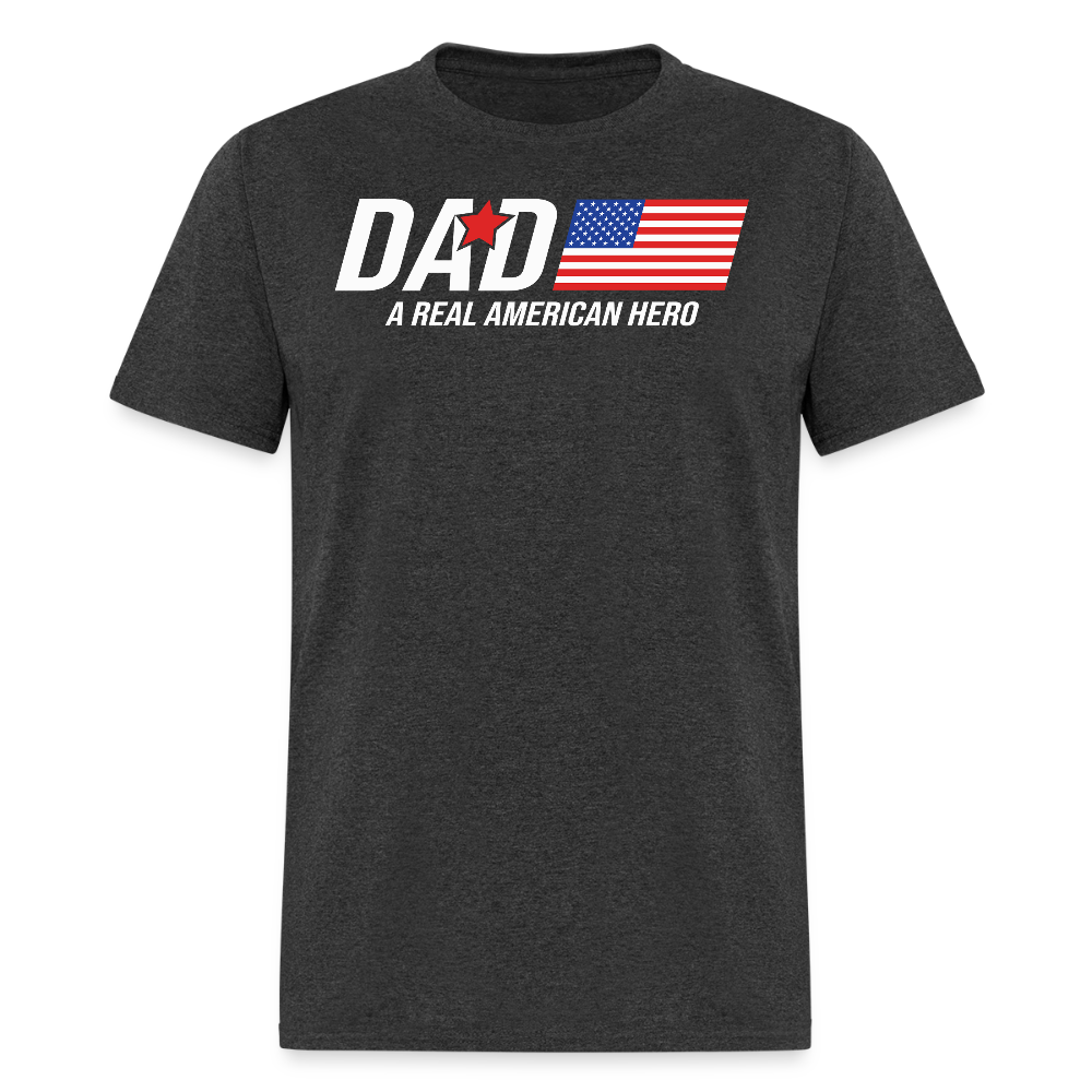 Father’s Day Gift For Veteran Dad T-shirt - heather black